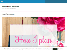 Tablet Screenshot of homeheartharmony.com